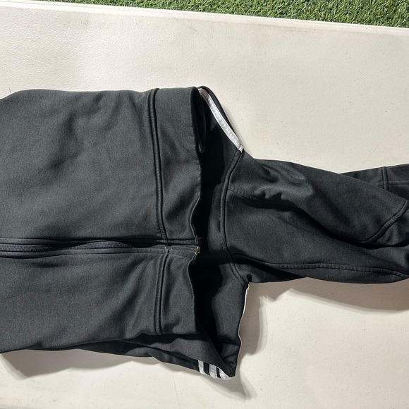 ADIDAS BLACK HOODIE XL - Picture 3 of 8